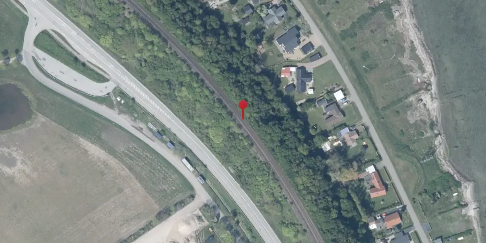 Historisk kort over Masnedø Teknisk Station Historisk kort over Masnedø Teknisk Station