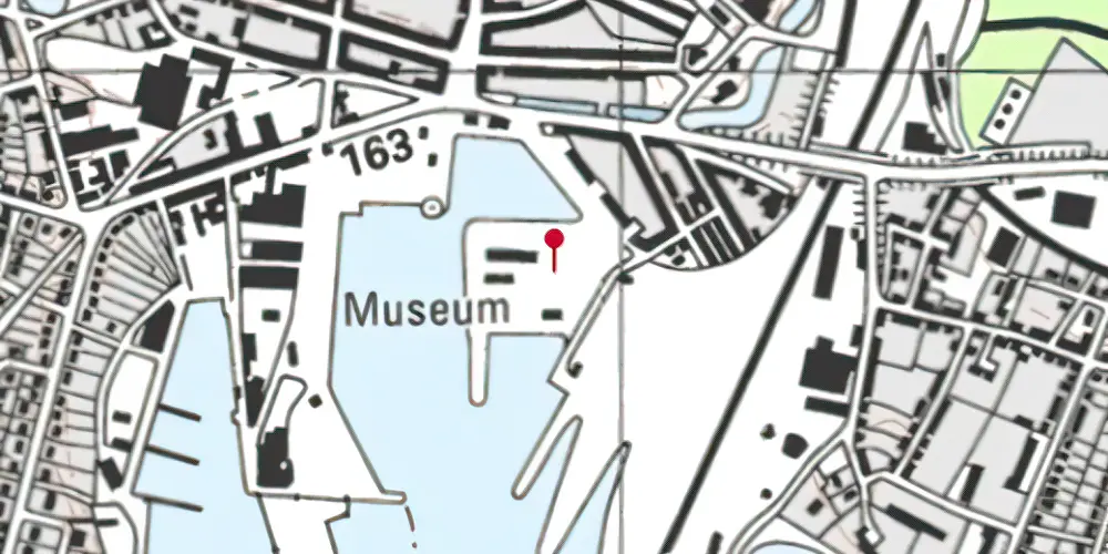 Historisk kort over Nyborg Station [1871-1891]