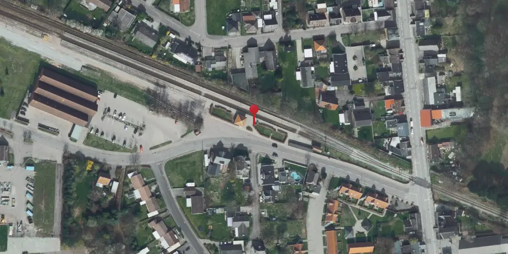 Historisk kort over Søllested Station [1874-2001]