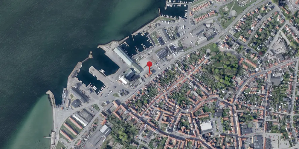 Historisk kort over Rudkøbing Station Historisk kort over Rudkøbing Station