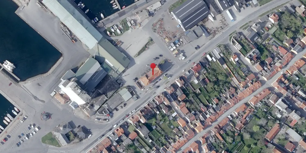 Historisk kort over Rudkøbing Station Historisk kort over Rudkøbing Station