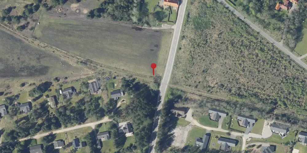 Historisk kort over Houstrupvej Trinbræt Historisk kort over Houstrupvej Trinbræt