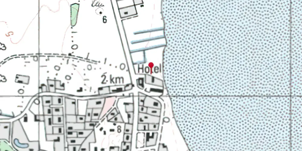 Historisk kort over Kongsmark Færgebro Station Historisk kort over Kongsmark Færgebro Station