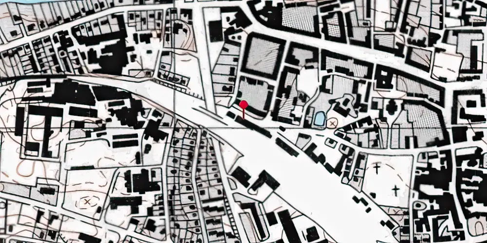 Historisk kort over Holbæk Banegård [1874-1972]