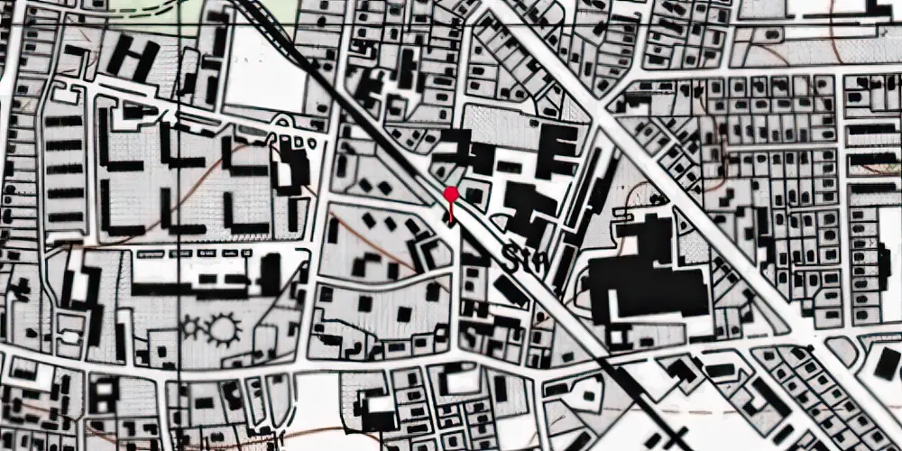 Historisk kort over Hjallese Station [1876-2002]