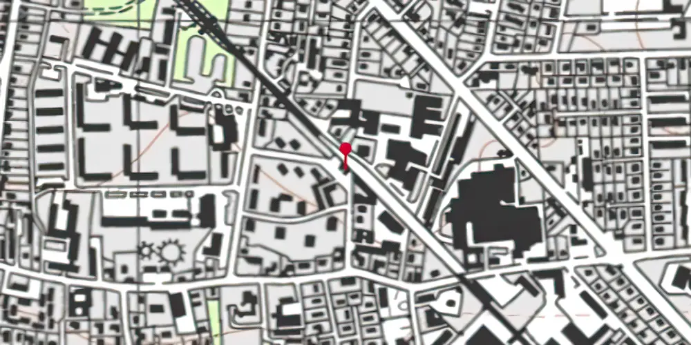 Historisk kort over Hjallese Station [1876-2002]