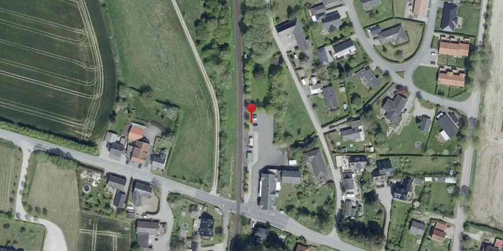 Historisk kort over Pederstrup Station [1876-2002]