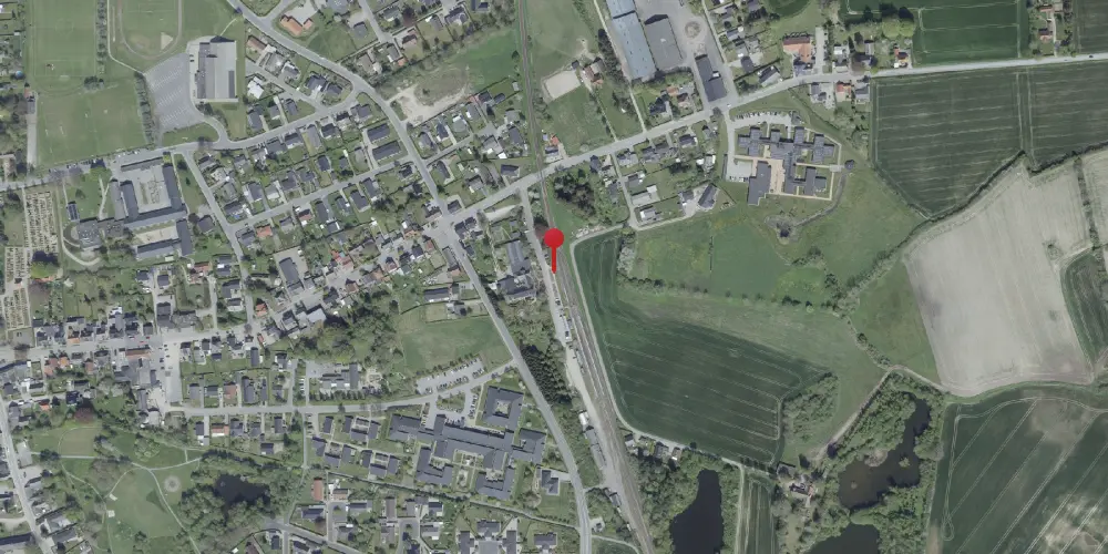 Historisk kort over Stenstrup Station [1876-2004]