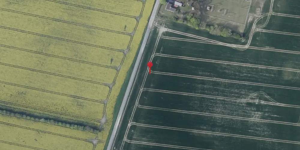 Historisk kort over Møllemose Trinbræt