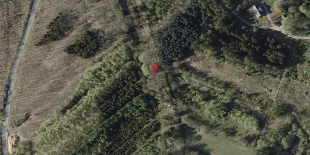 Historisk kort over Hofmansfeld Sidespor