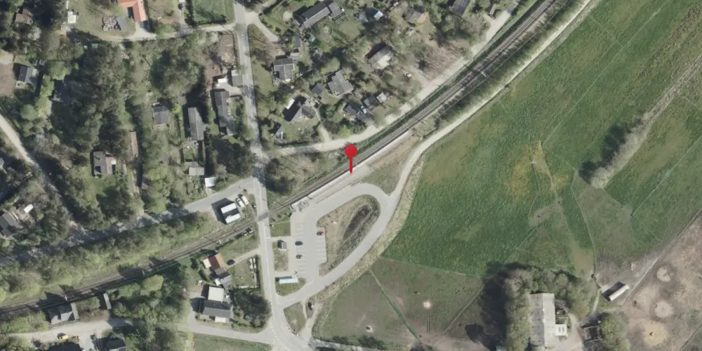 Historisk kort over Thorsager Letbanestation Historisk kort over Thorsager Letbanestation