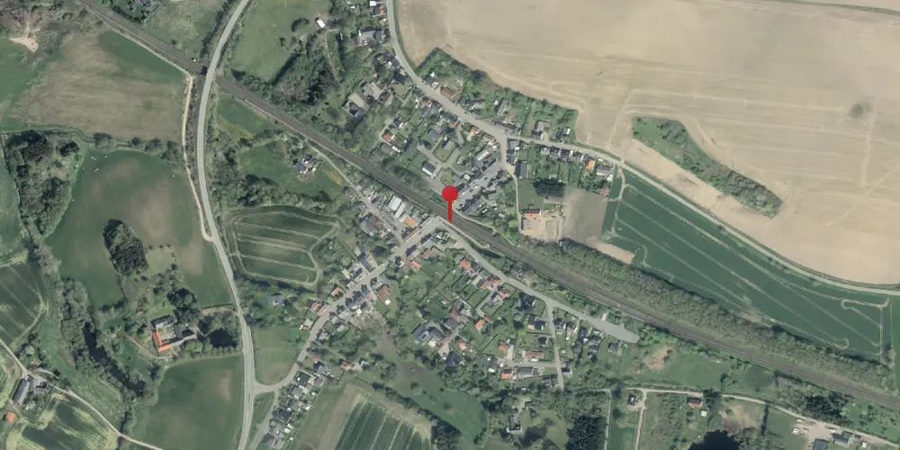 Historisk kort over Breed Holdeplads [1865-1908]