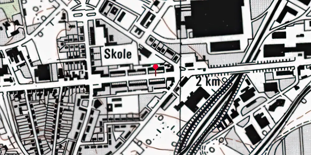 Historisk kort over Bolbro Letbanestation