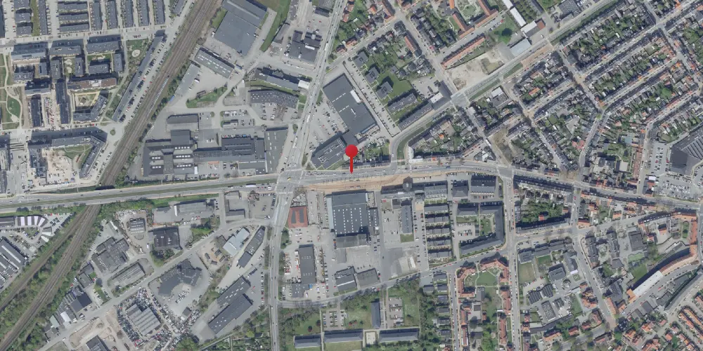 Historisk kort over Vesterbro Letbanestation