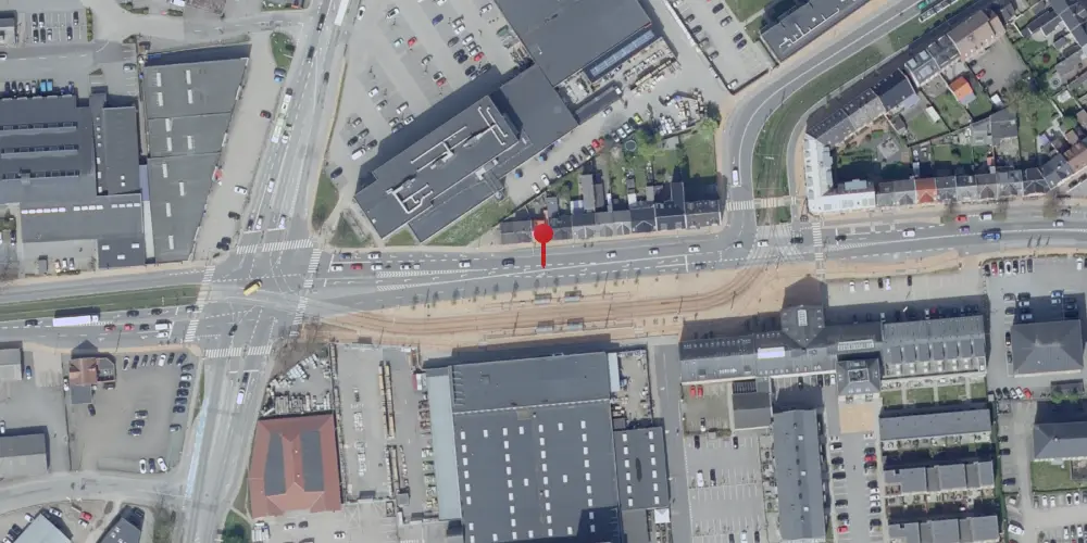 Historisk kort over Vesterbro Letbanestation