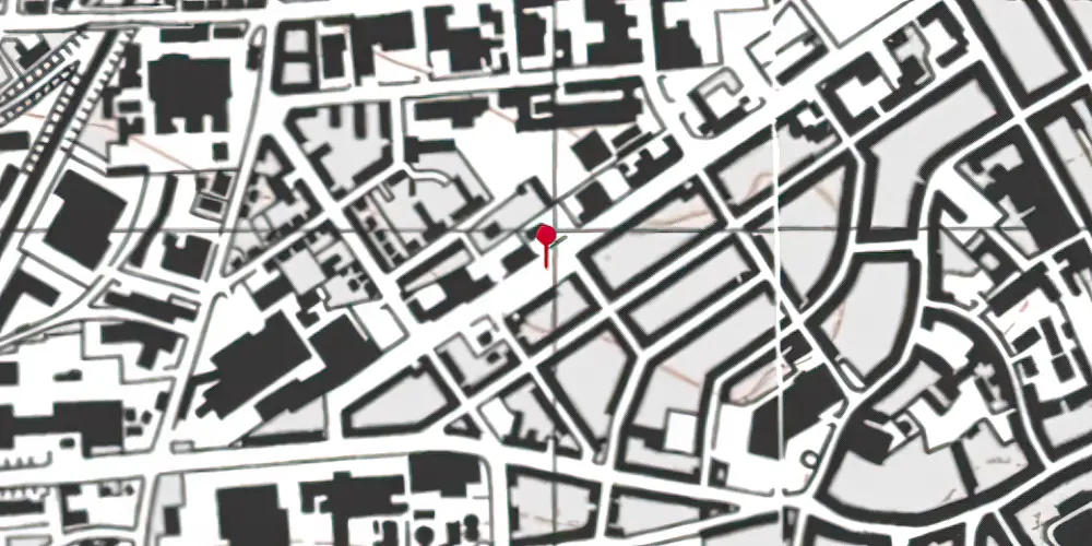 Historisk kort over Vestre Stationsvej Letbanestation