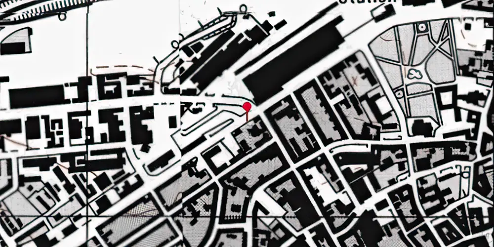 Historisk kort over Kongensgade Letbanestation
