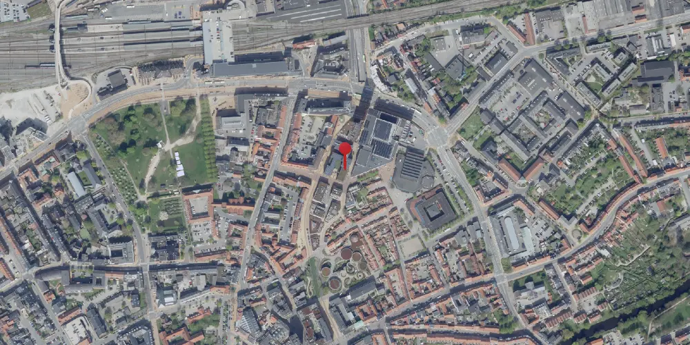 Historisk kort over Odeon Letbanestation