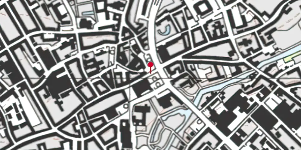 Historisk kort over Albani Torv Letbanestation Historisk kort over Albani Torv Letbanestation