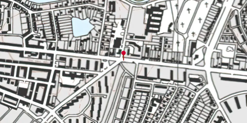 Historisk kort over Østerbæksvej Letbanestation Historisk kort over Østerbæksvej Letbanestation