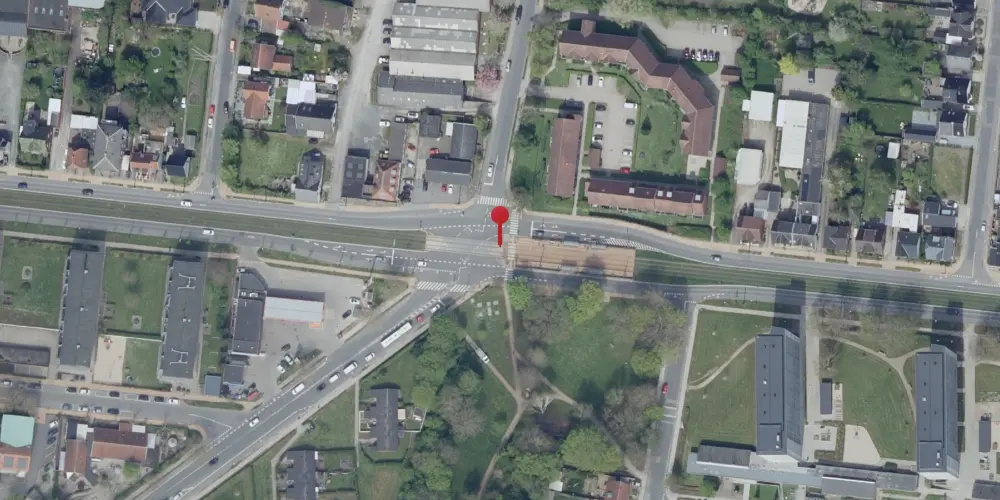 Historisk kort over Østerbæksvej Letbanestation Historisk kort over Østerbæksvej Letbanestation