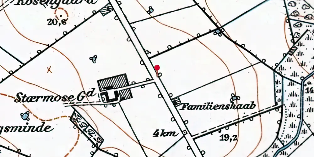 Historisk kort over IKEA Letbanestation