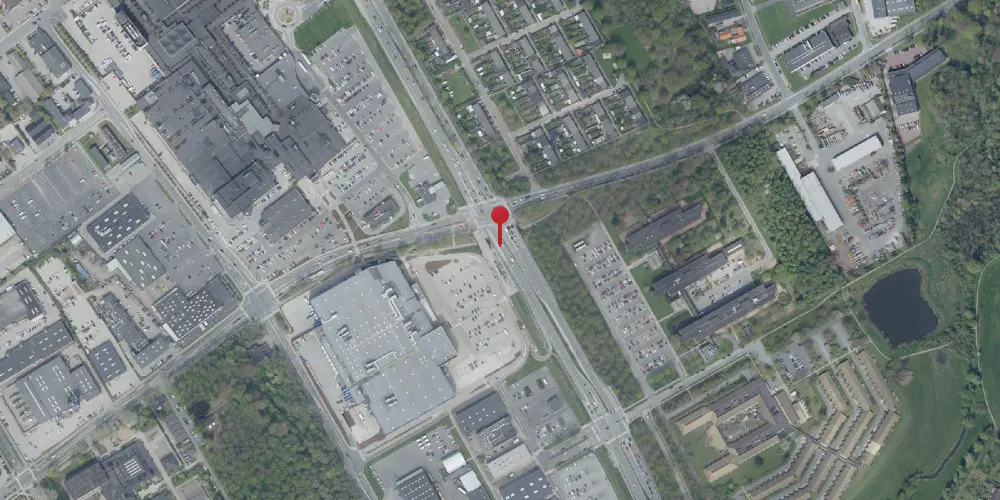 Historisk kort over IKEA Letbanestation