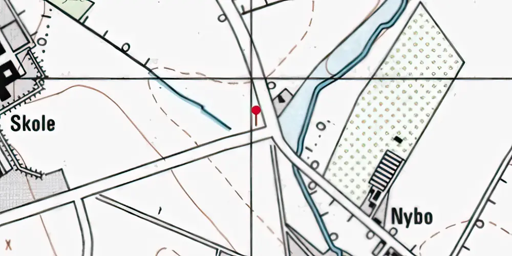 Historisk kort over Bilka Letbanestation Historisk kort over Bilka Letbanestation