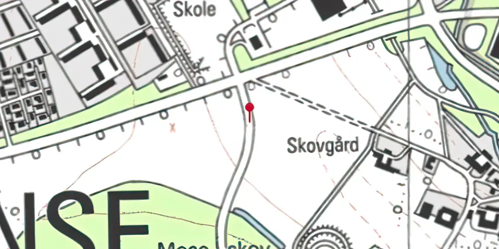 Historisk kort over Cortex Park Letbanestation