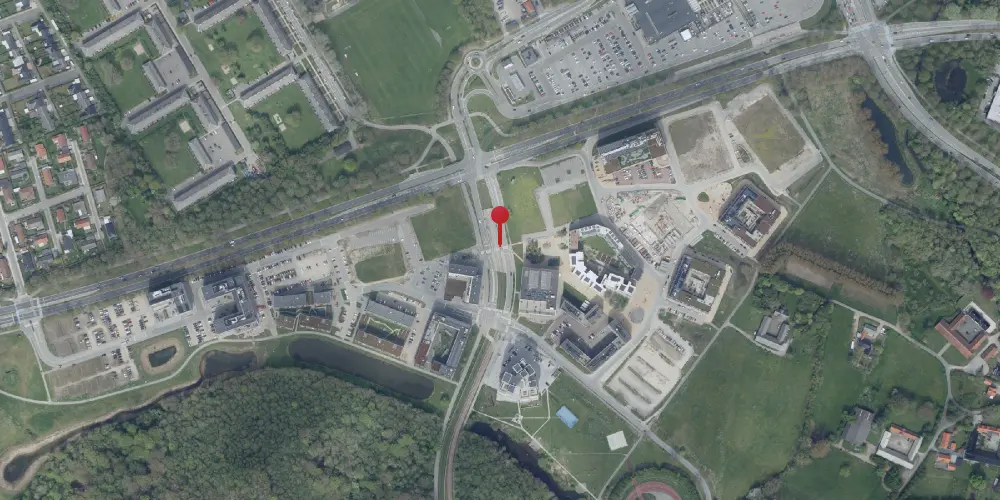 Historisk kort over Cortex Park Letbanestation