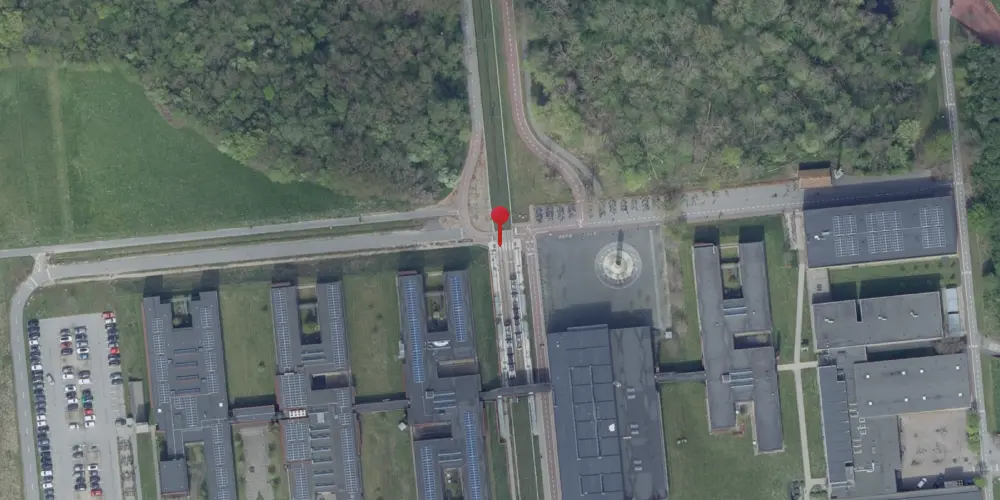 Historisk kort over Campus Odense Letbanestation Historisk kort over Campus Odense Letbanestation