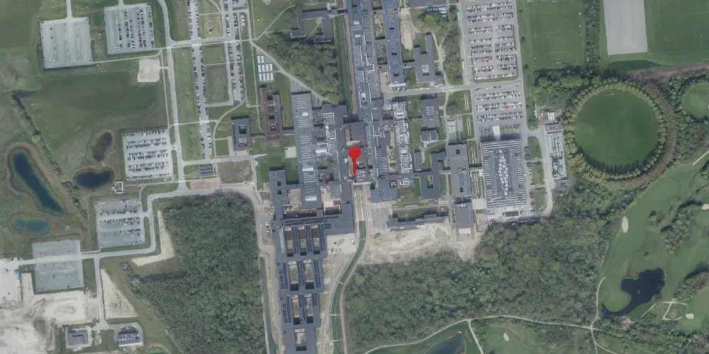 Historisk kort over SDU Letbanestation Historisk kort over SDU Letbanestation