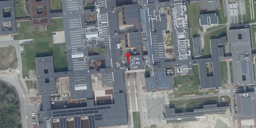 Historisk kort over SDU Letbanestation Historisk kort over SDU Letbanestation