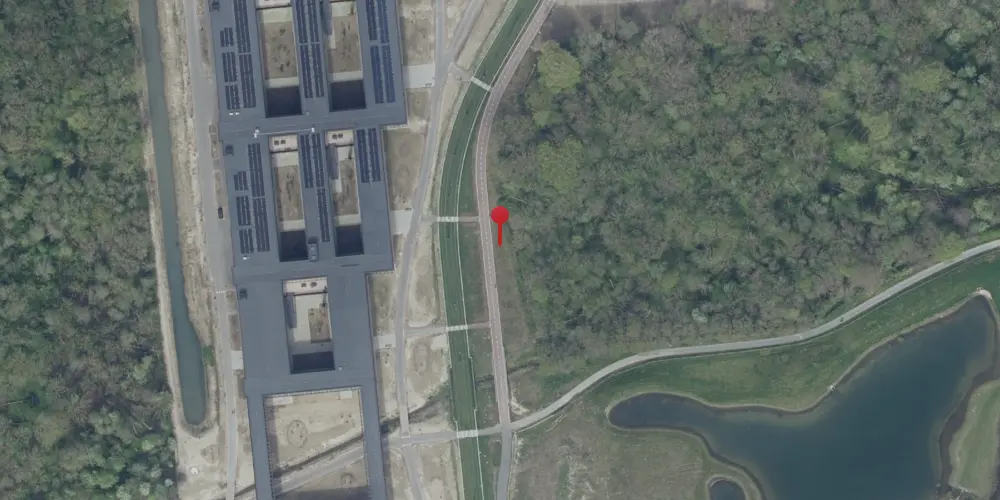 Historisk kort over SDU Syd/Hospital Nord Letbanestation