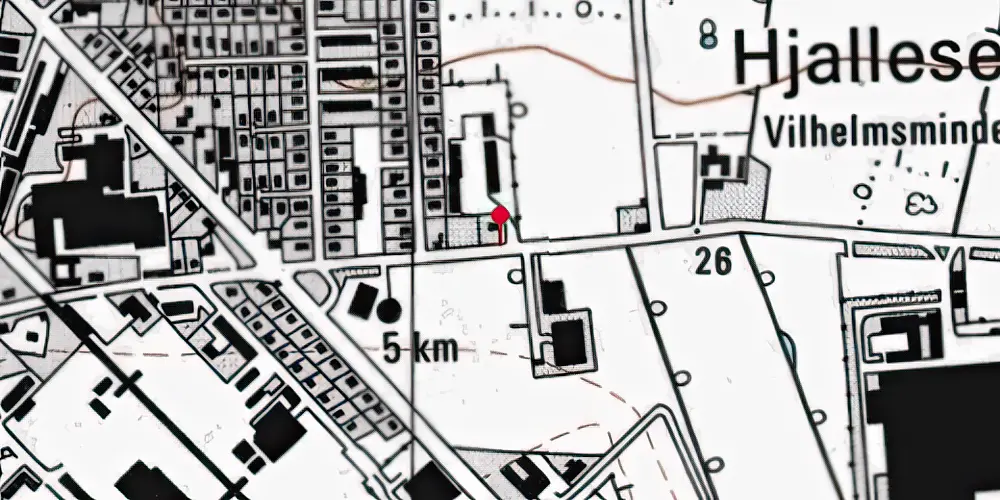 Historisk kort over Hestehaven Letbanestation Historisk kort over Hestehaven Letbanestation