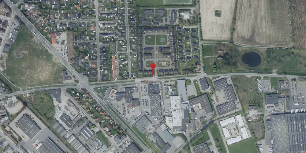 Historisk kort over Hestehaven Letbanestation Historisk kort over Hestehaven Letbanestation