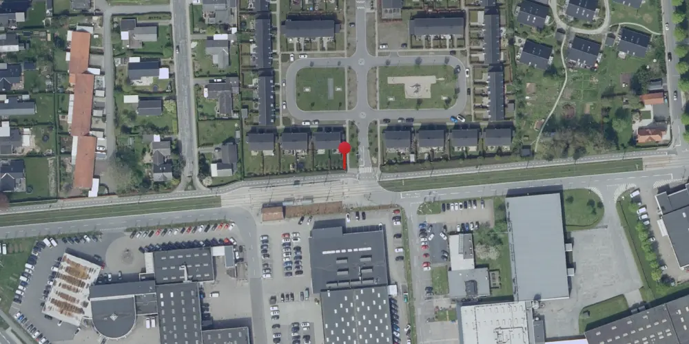 Historisk kort over Hestehaven Letbanestation Historisk kort over Hestehaven Letbanestation