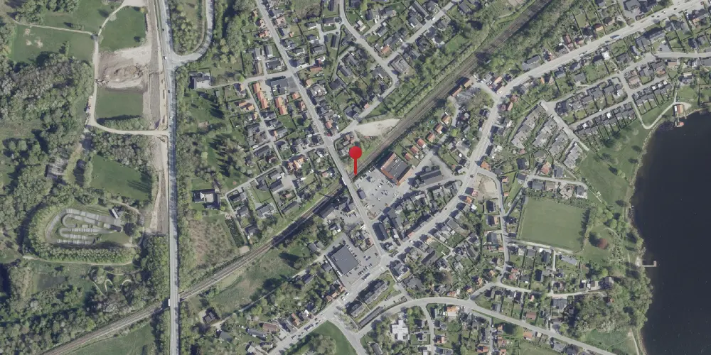 Historisk kort over Stilling Trinbræt