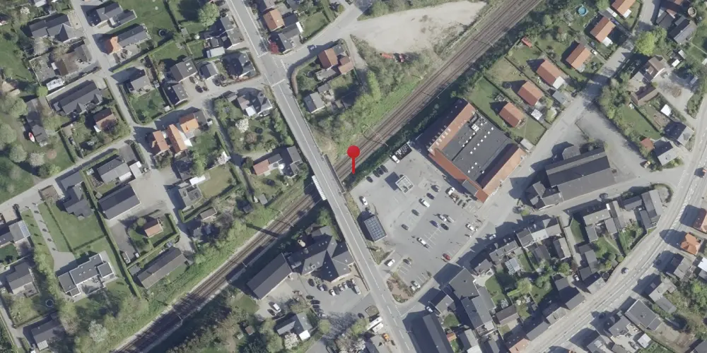 Historisk kort over Stilling Trinbræt