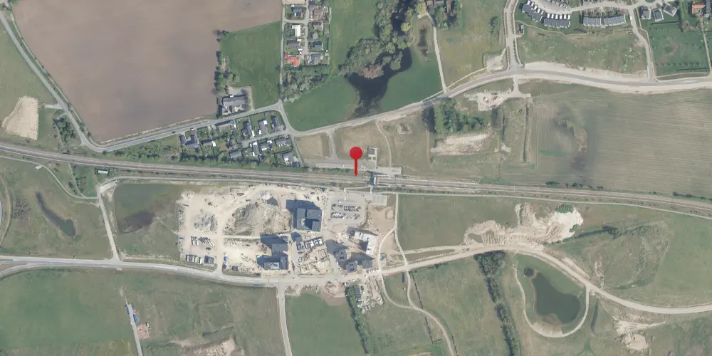 Historisk kort over Vinge S-togstrinbræt Historisk kort over Vinge S-togstrinbræt