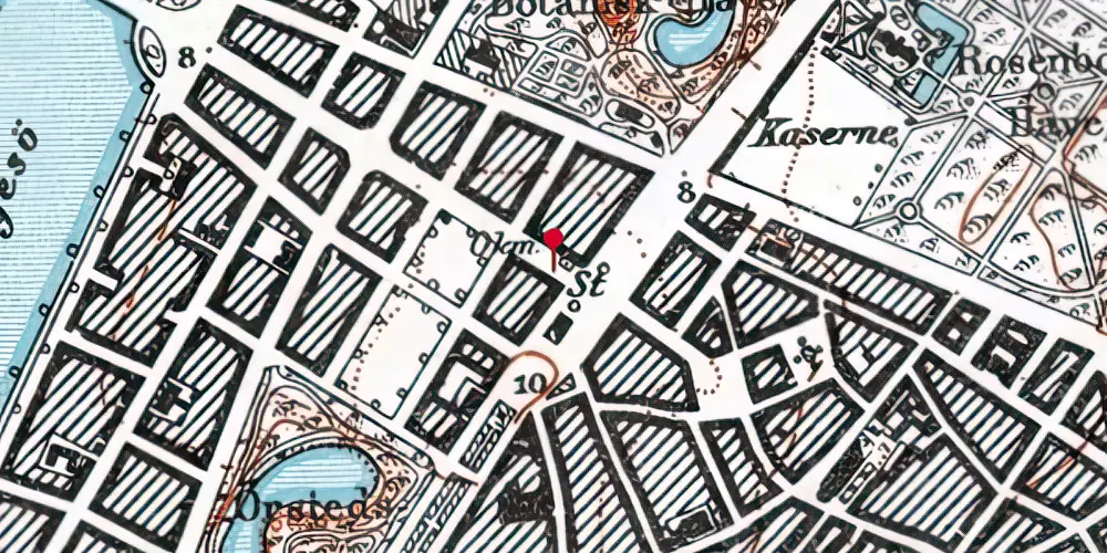 Historisk kort over Nørreport Metrostation Historisk kort over Nørreport Metrostation