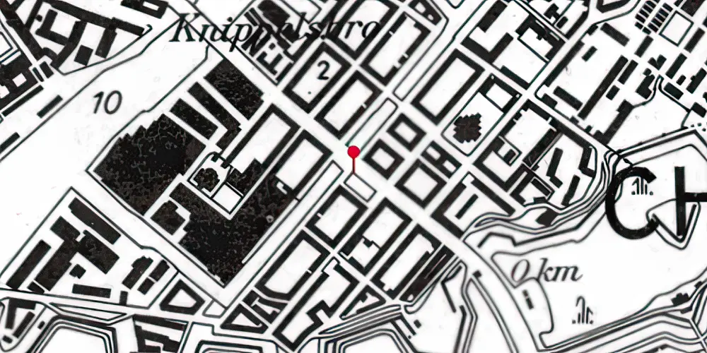 Historisk kort over Christianshavn Metrostation