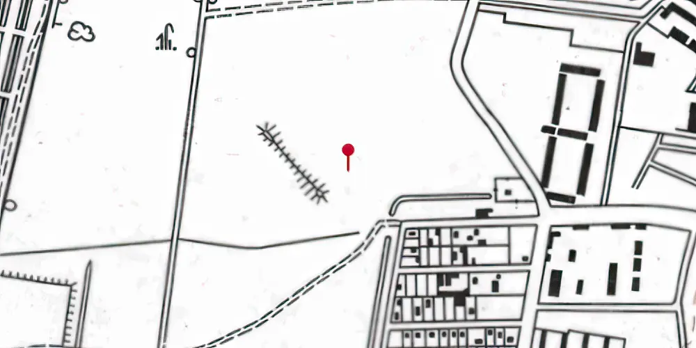 Historisk kort over DR Byen Metrostation Historisk kort over DR Byen Metrostation