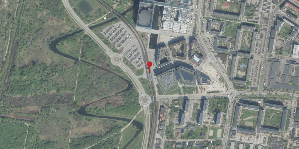 Historisk kort over DR Byen Metrostation Historisk kort over DR Byen Metrostation