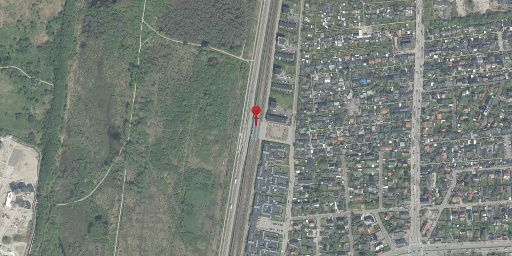 Historisk kort over Sundby Metrostation Historisk kort over Sundby Metrostation