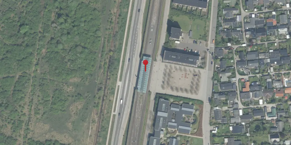 Historisk kort over Sundby Metrostation Historisk kort over Sundby Metrostation