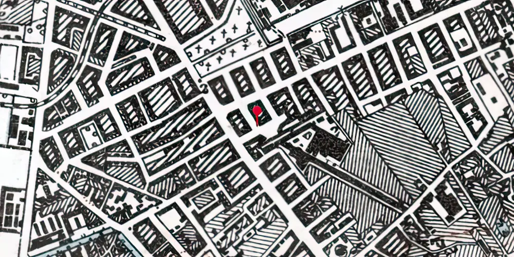 Historisk kort over Amagerbro Metrostation