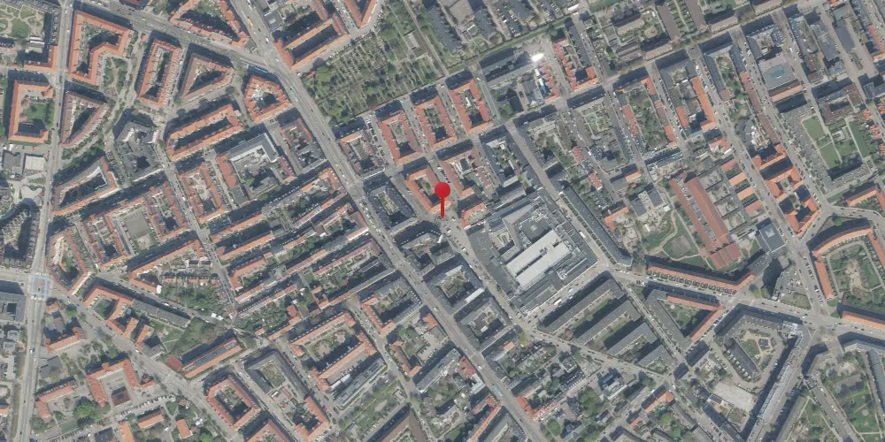 Historisk kort over Amagerbro Metrostation