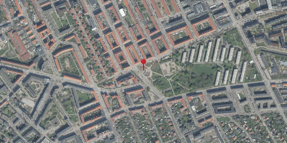 Historisk kort over Lergravsparken Metrostation Historisk kort over Lergravsparken Metrostation