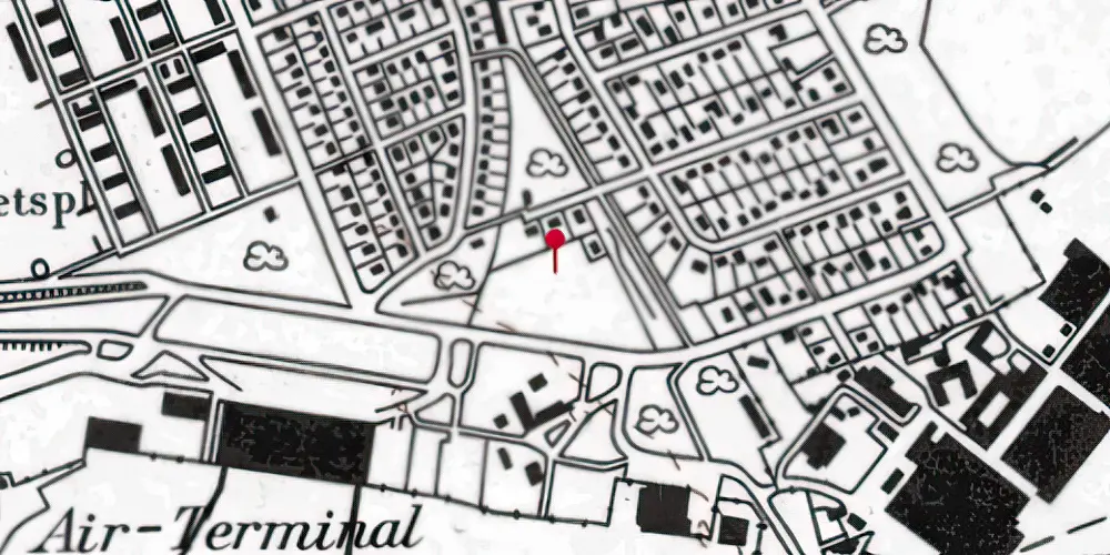 Historisk kort over Københavns Lufthavn Metrostation Historisk kort over Københavns Lufthavn Metrostation